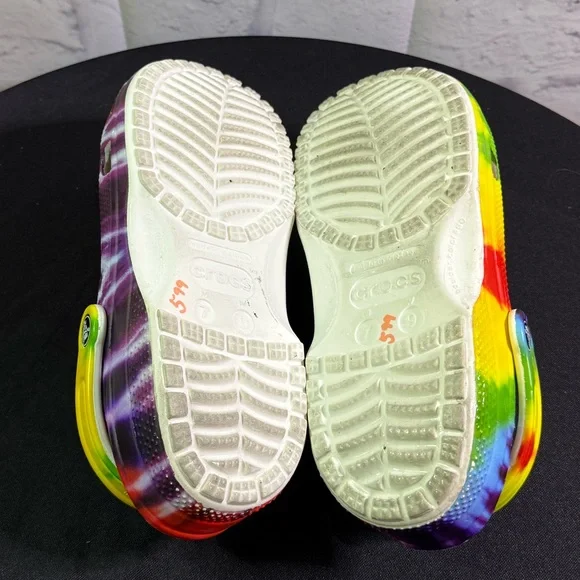 Colorful Tie-Dye Kids Clogs - Picture 5 of 5